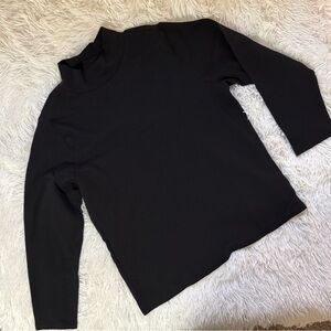 Croft & Barrow Classic Black Long Sleeve Top